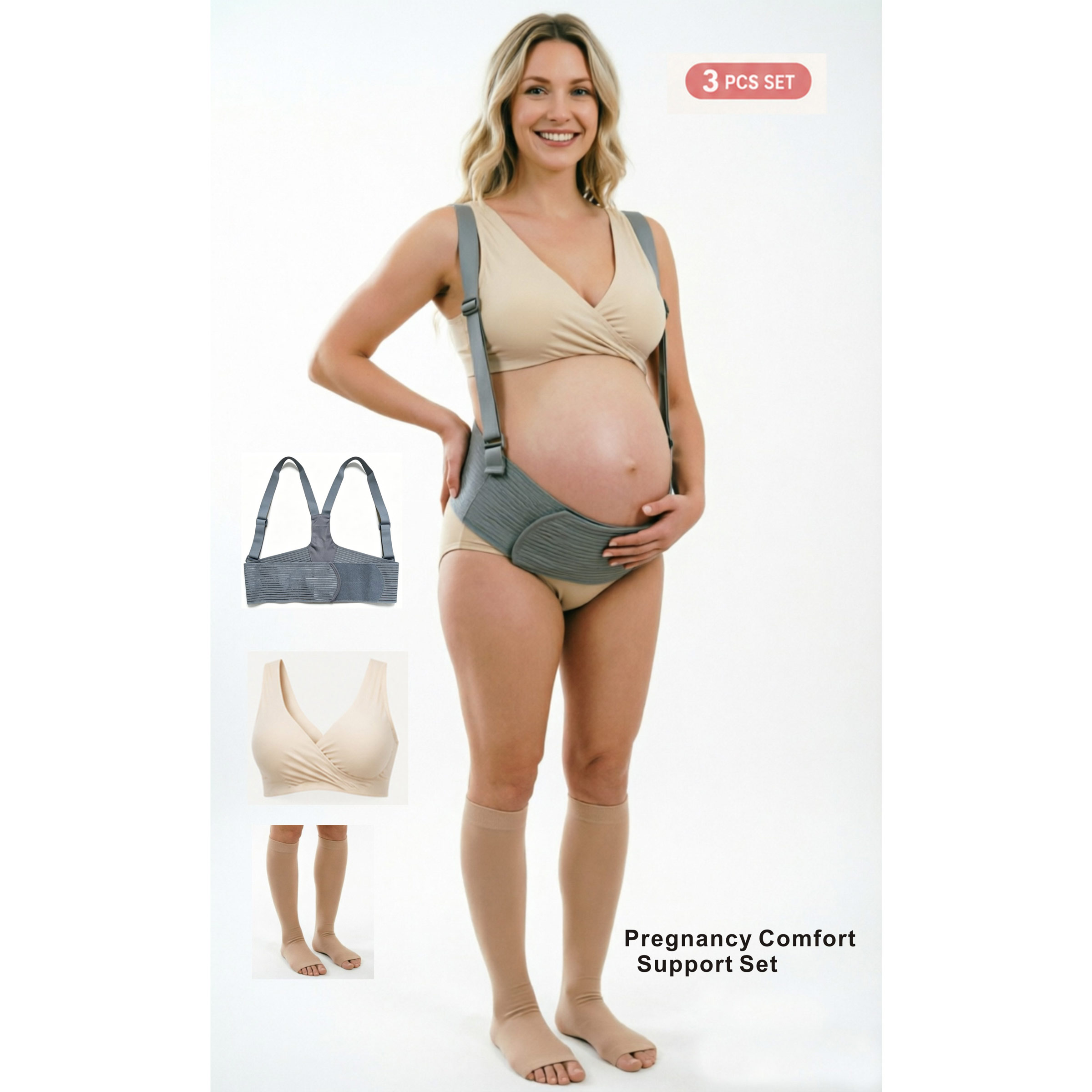 Nursing Bra Sleep - 3-częściowy zestaw niezbędnych artykułów dla mam: