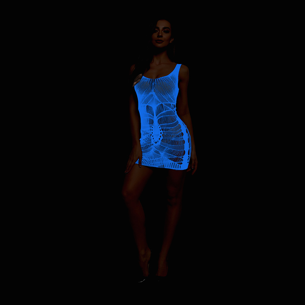 Bodystocking Fishnet - Odzież do tańca na rurze Luminous
