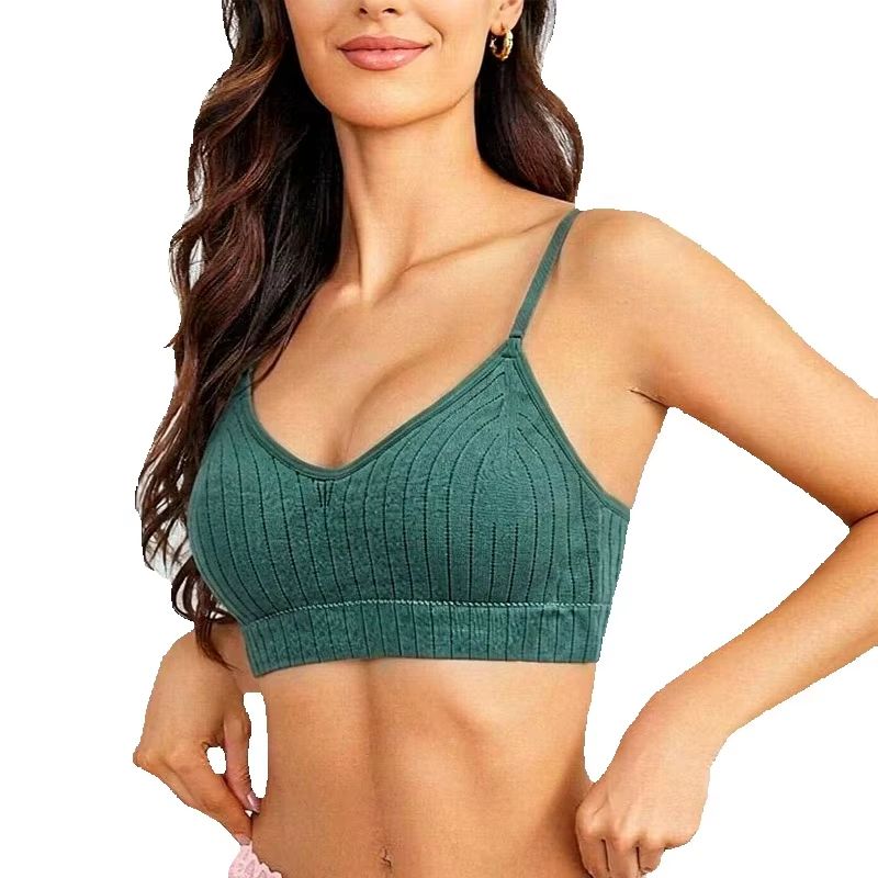 Damski prążkowany bezfiszbinow – Bralette Wireless Soft recenzja i cena