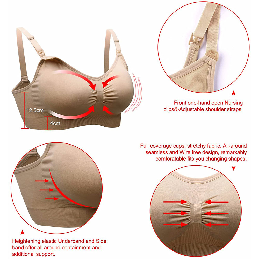 Bezszwowa bawełniana bielizna  – Nursing Bra Sleep recenzja i cena