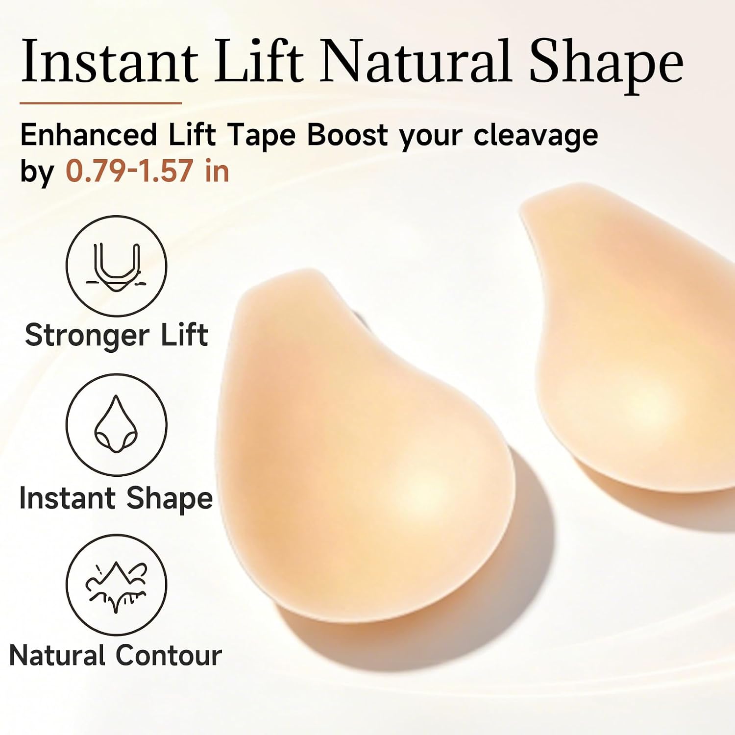 Silikonowe nakładki na sutki,  – Silicone Bra Adhesive recenzja i cena
